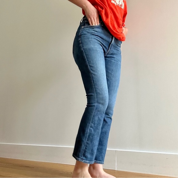 Citizens of Humanity Demy Cropped Flare Denim - 26 - Picture 2 of 12